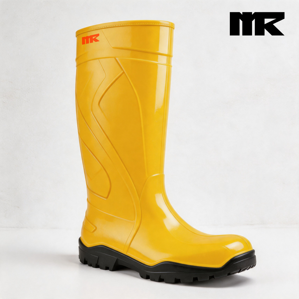 MR Yellow PU Boots