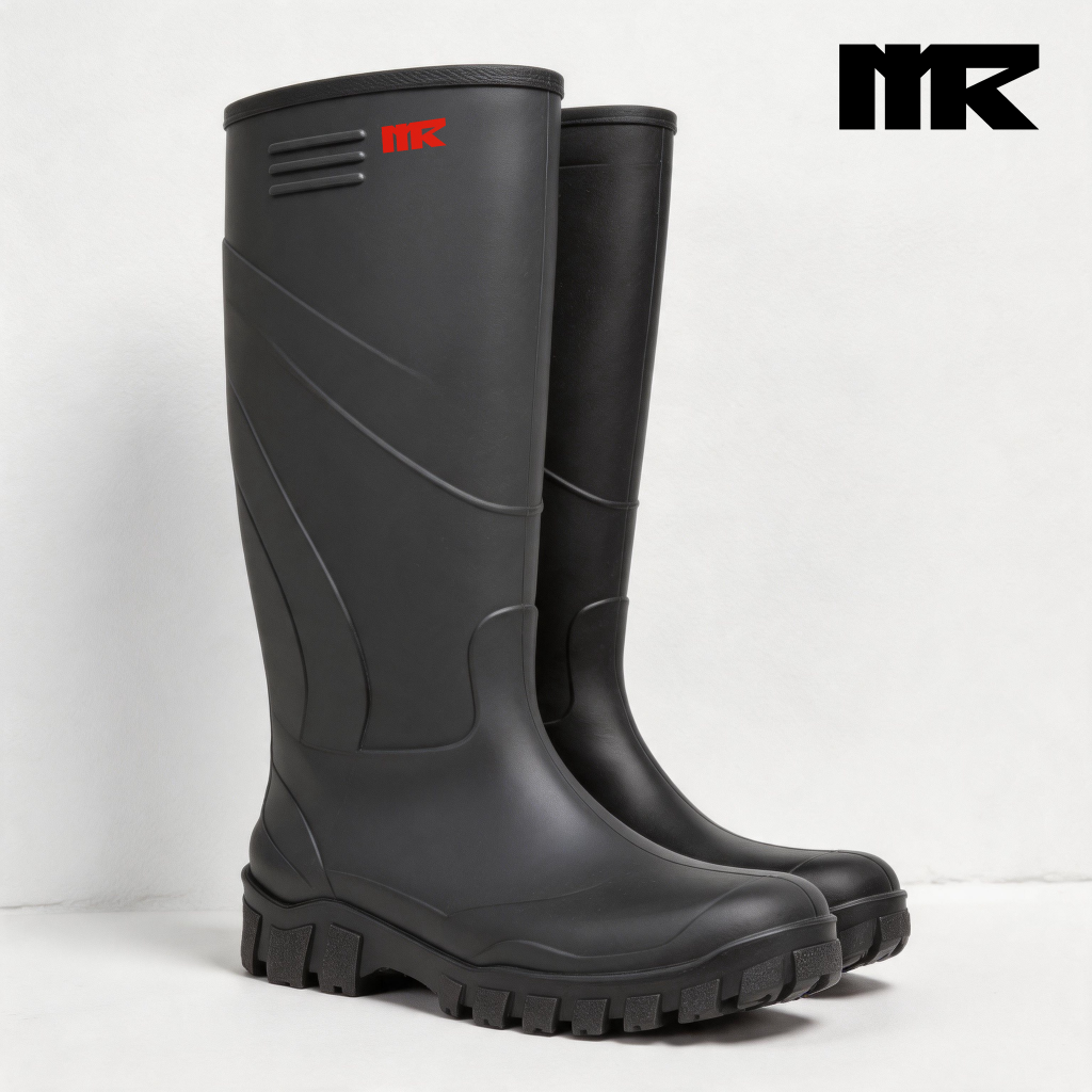 MR Black PU Boots